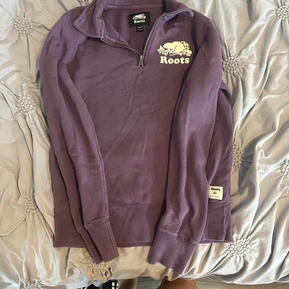 Roots Sweaters - Roots Purple Women's Zip-Up Sweater